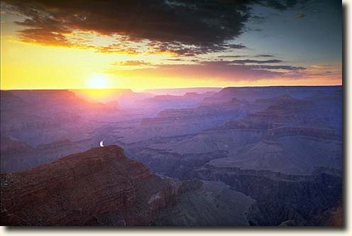 Grand Canyon NP: Sonnenuntergang am Hopi Point
