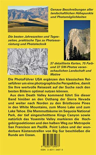 Rücktitelabbildung PhotoFührer USA Zentralkalifornien