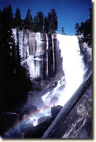 Yosemite NP: Blick auf Vernal Falls